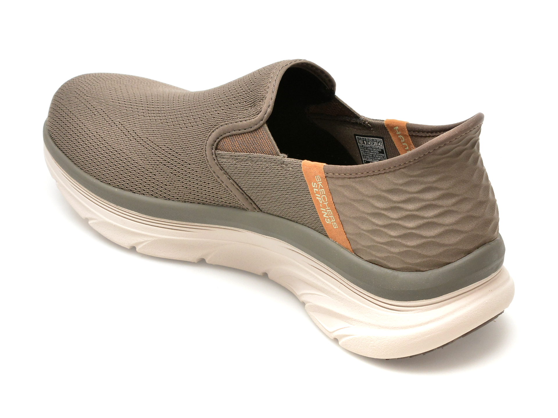 Pantofi sport SKECHERS maro, D LUX WALKER, din material textil - imagine 5