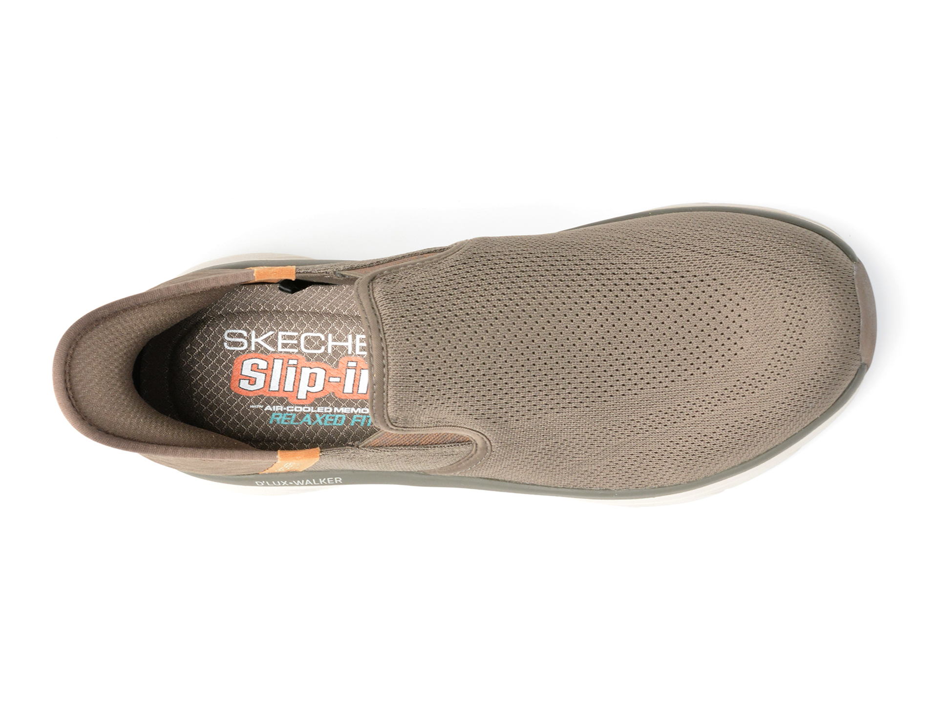 Pantofi sport SKECHERS maro, D LUX WALKER, din material textil - imagine 6
