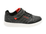 Pantofi sport SKECHERS negri, 405638L, din piele ecologica