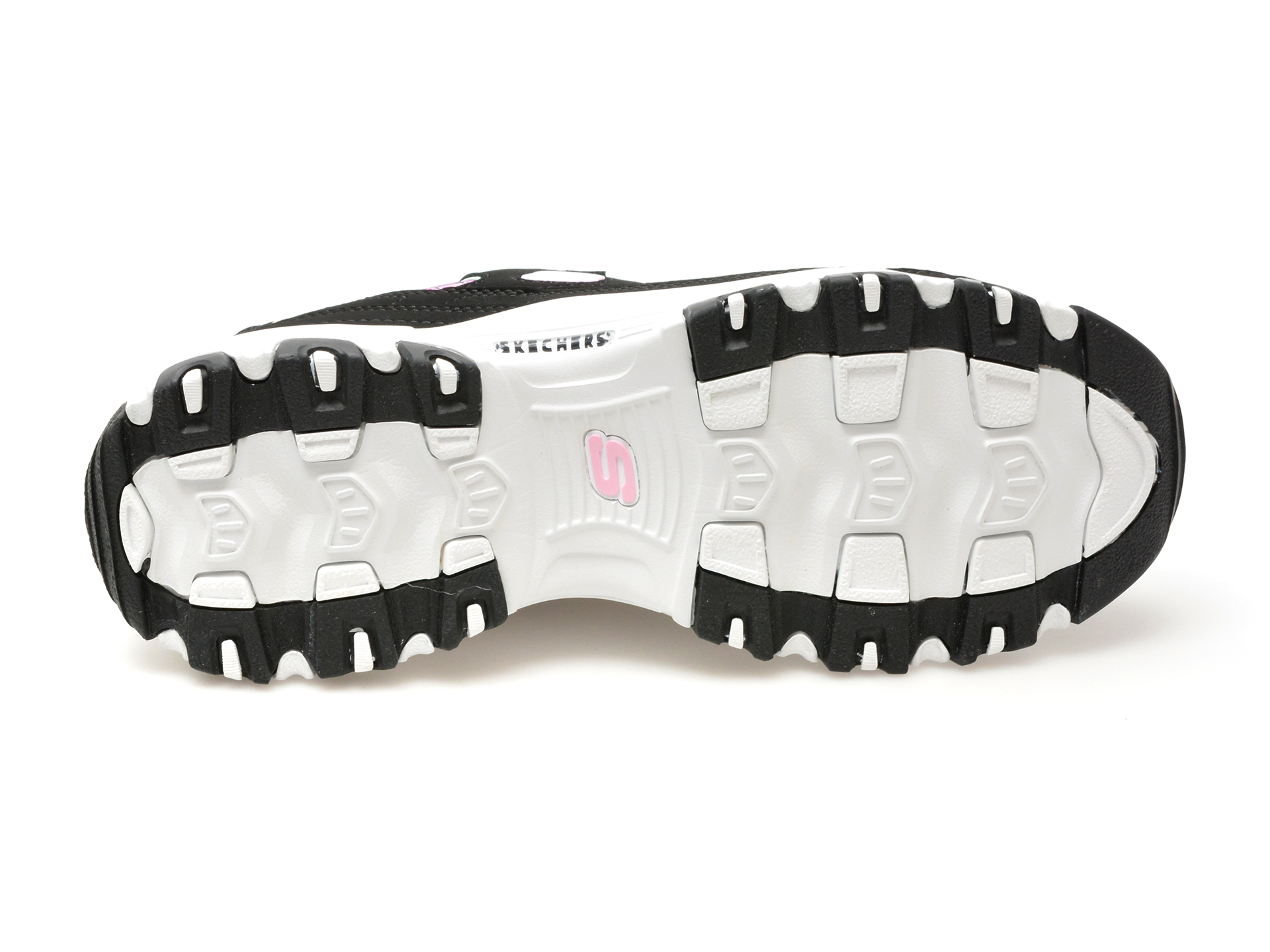 Pantofi sport SKECHERS negri, D LITES, din piele ecologica - imagine 7