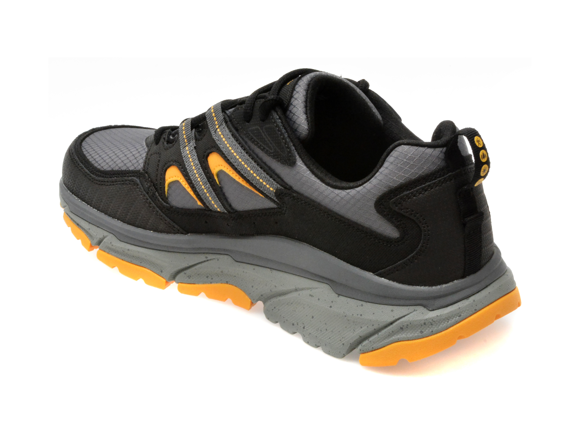 Pantofi sport SKECHERS negri, D LUX JOURNEY, din material textil - imagine 5