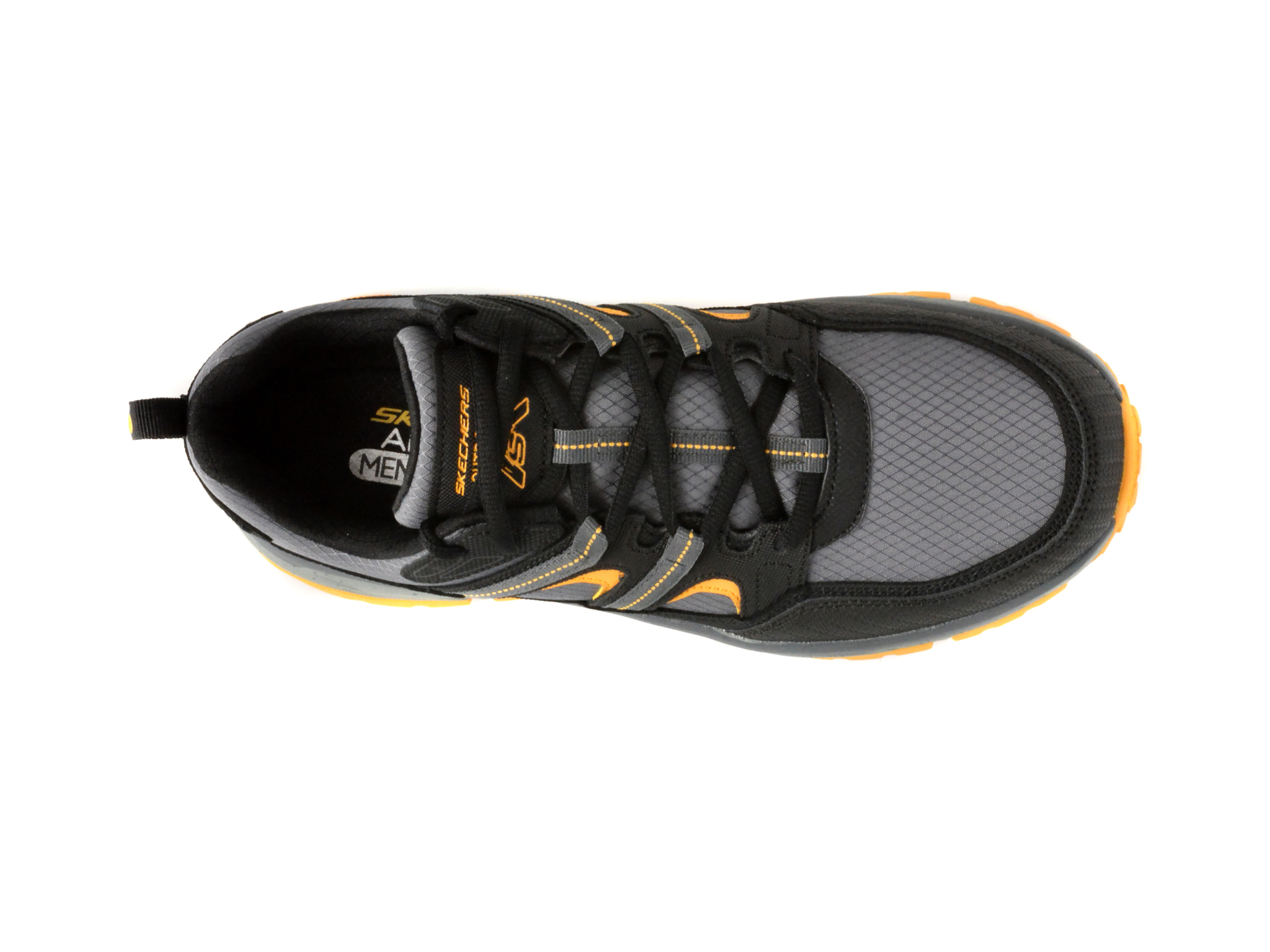 Pantofi sport SKECHERS negri, D LUX JOURNEY, din material textil - imagine 6
