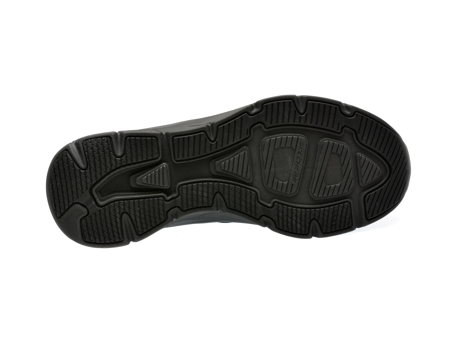 Pantofi sport SKECHERS negri, D LUX WALKER 2.0, din material textil - imagine 7