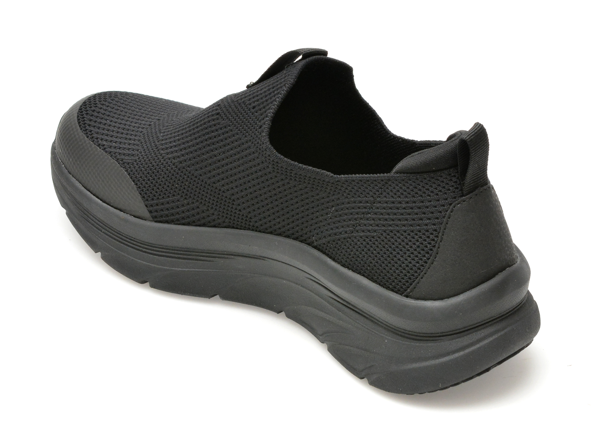 Pantofi sport SKECHERS negri, D LUX WALKER, din material textil - imagine 5