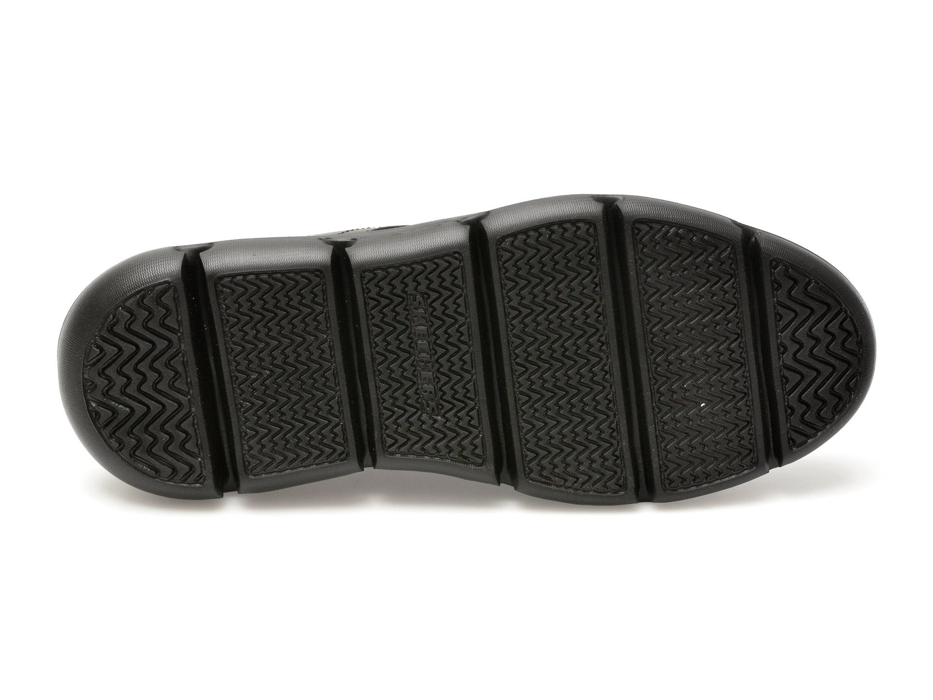 Pantofi sport SKECHERS negri, GARZA, din piele naturala - imagine 7