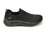 Pantofi sport SKECHERS negri, GO WALK ARCH FIT 2.0, din material textil