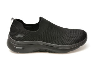 Pantofi sport SKECHERS negri, GO WALK ARCH FIT 2.0, din material textil