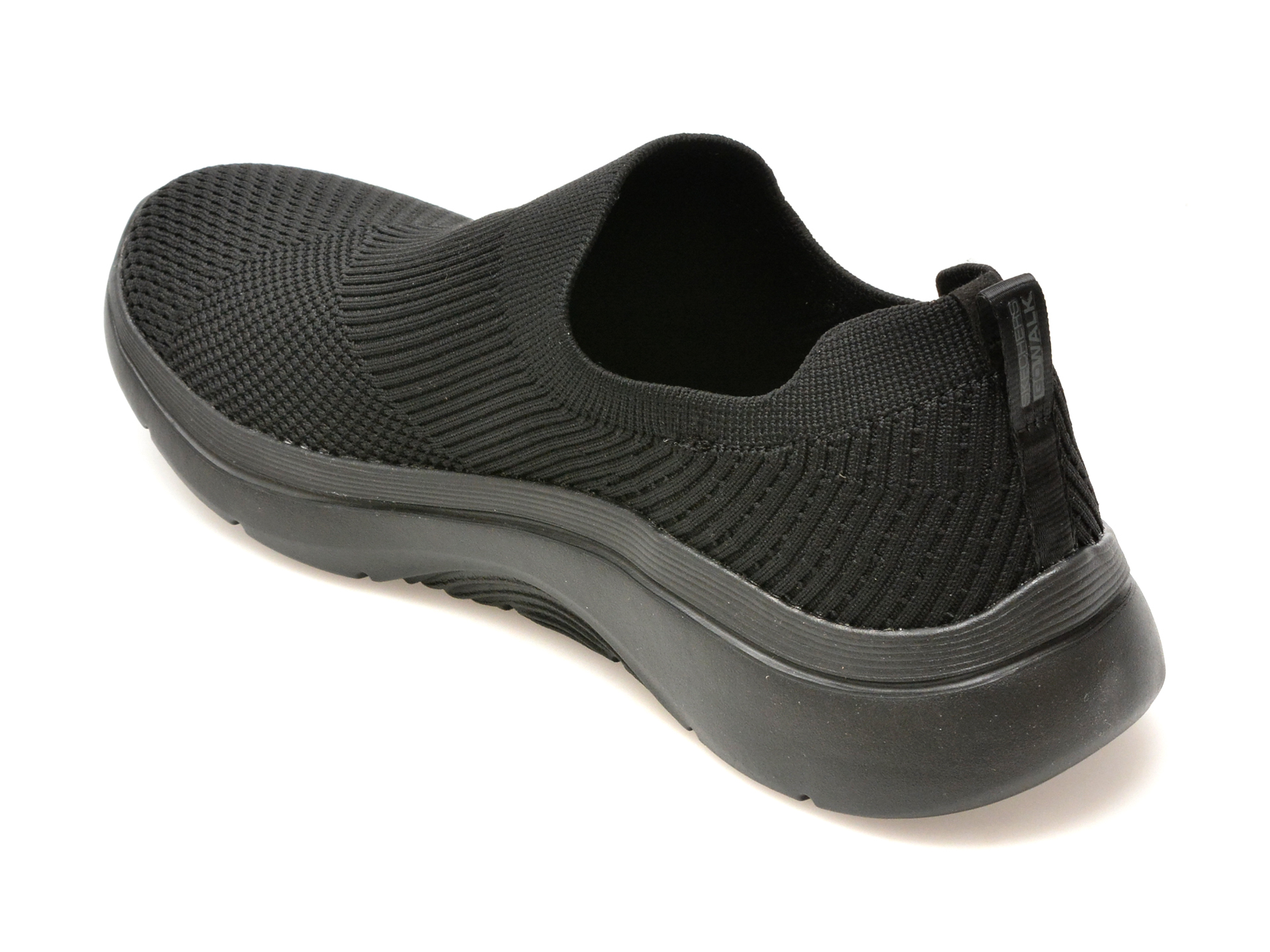 Pantofi sport SKECHERS negri, GO WALK ARCH FIT 2.0, din material textil - imagine 5