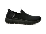 Pantofi sport SKECHERS negri, GO WALK FLEX, din material textil