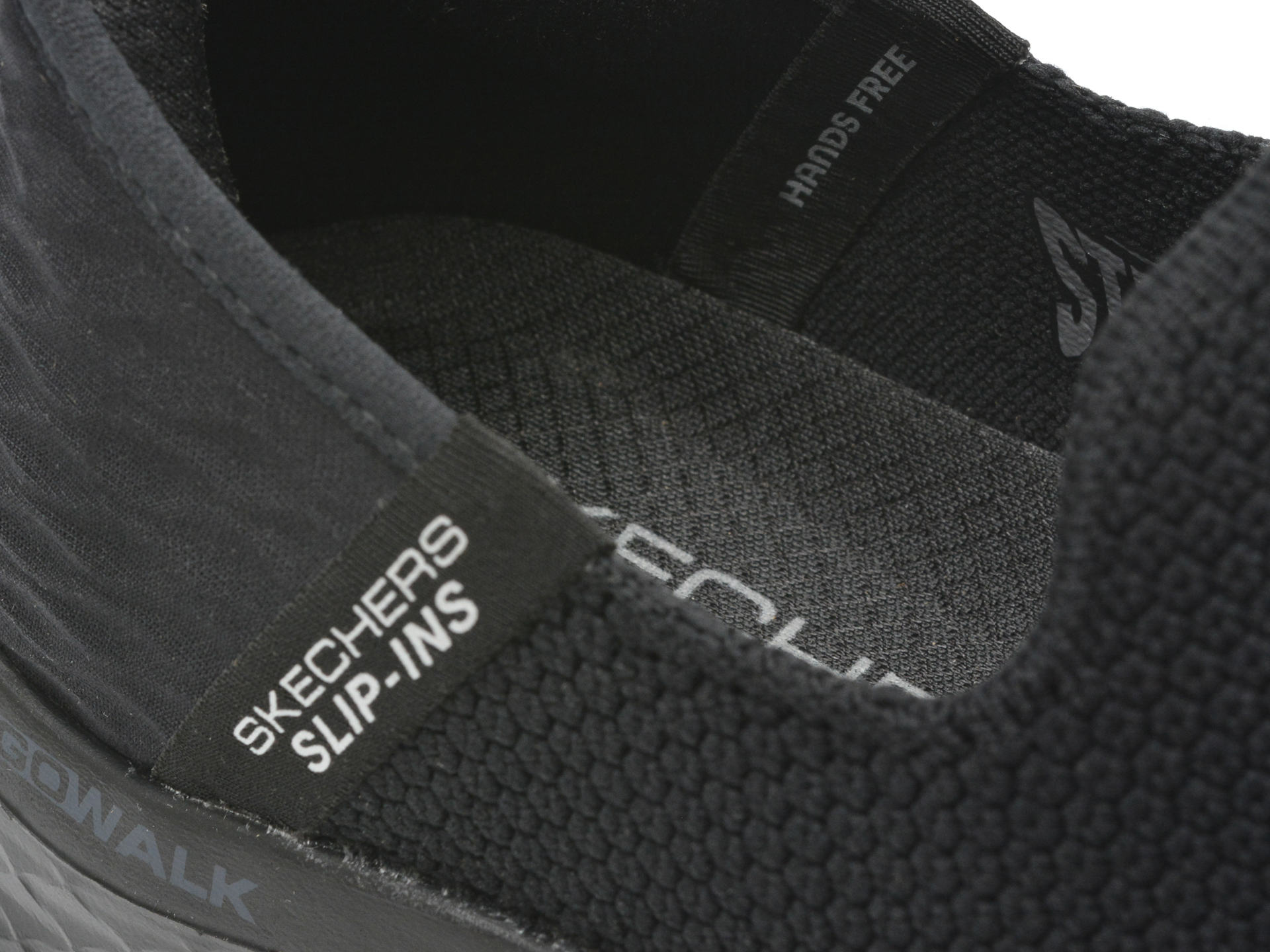 Pantofi sport SKECHERS negri, GO WALK FLEX, din material textil - imagine 3