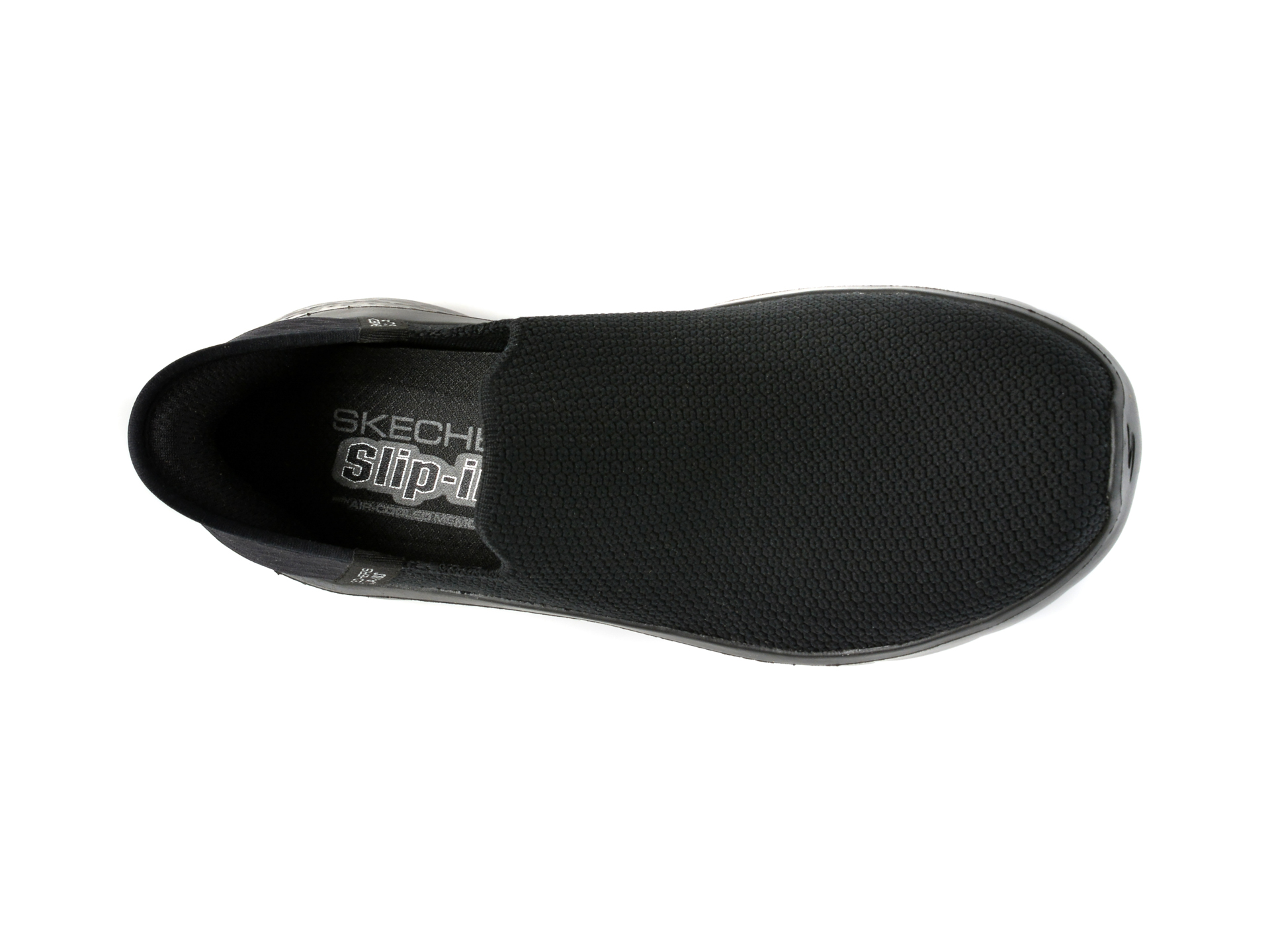 Pantofi sport SKECHERS negri, GO WALK FLEX, din material textil - imagine 6