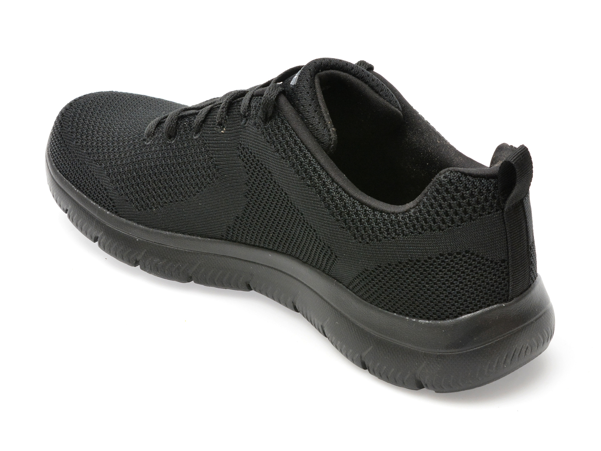 Pantofi sport SKECHERS negri, SUMMITS, din material textil - imagine 5