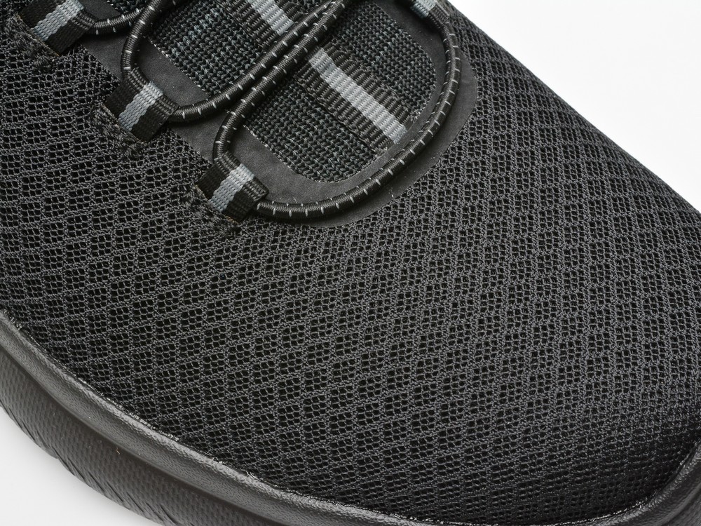 Pantofi sport SKECHERS negri, SUMMITS, din material textil - imagine 2