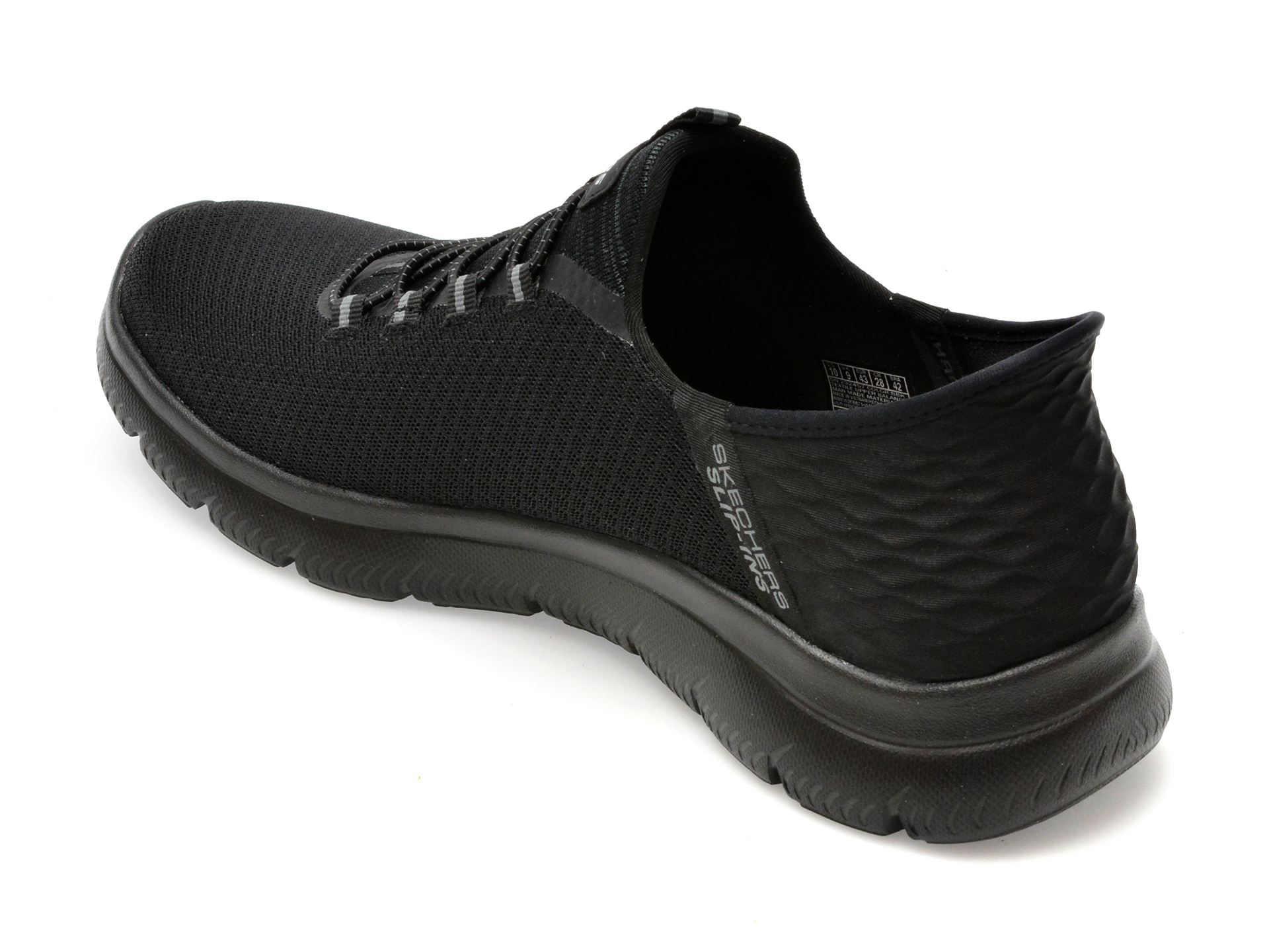 Pantofi sport SKECHERS negri, SUMMITS, din material textil - imagine 5