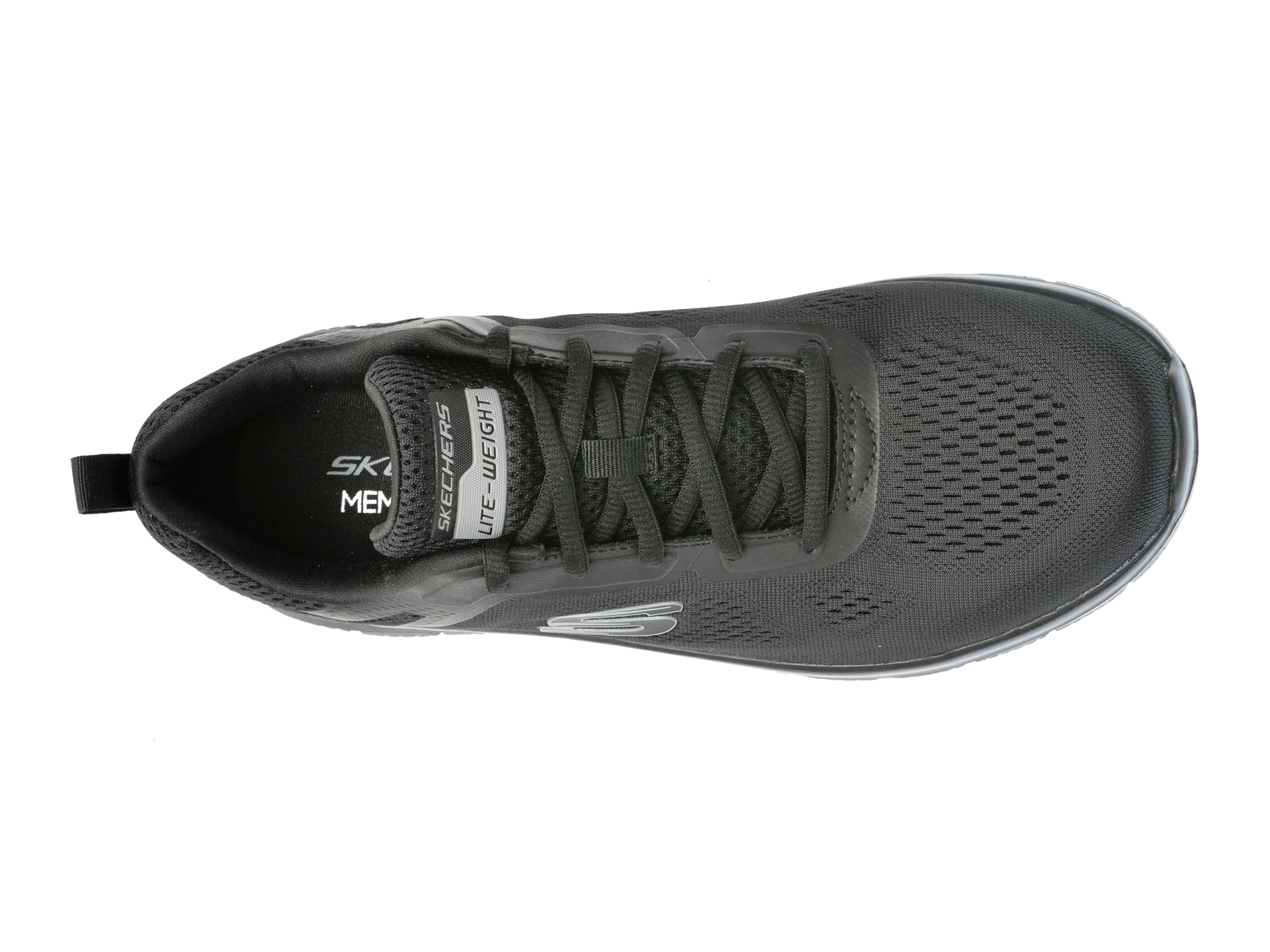 Pantofi sport SKECHERS negri, TRACK, din material textil - imagine 6