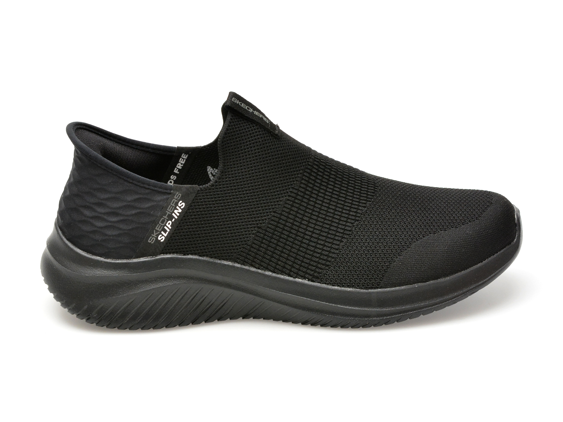 Pantofi sport SKECHERS negri, ULTRA FLEX 3.0, din material textil