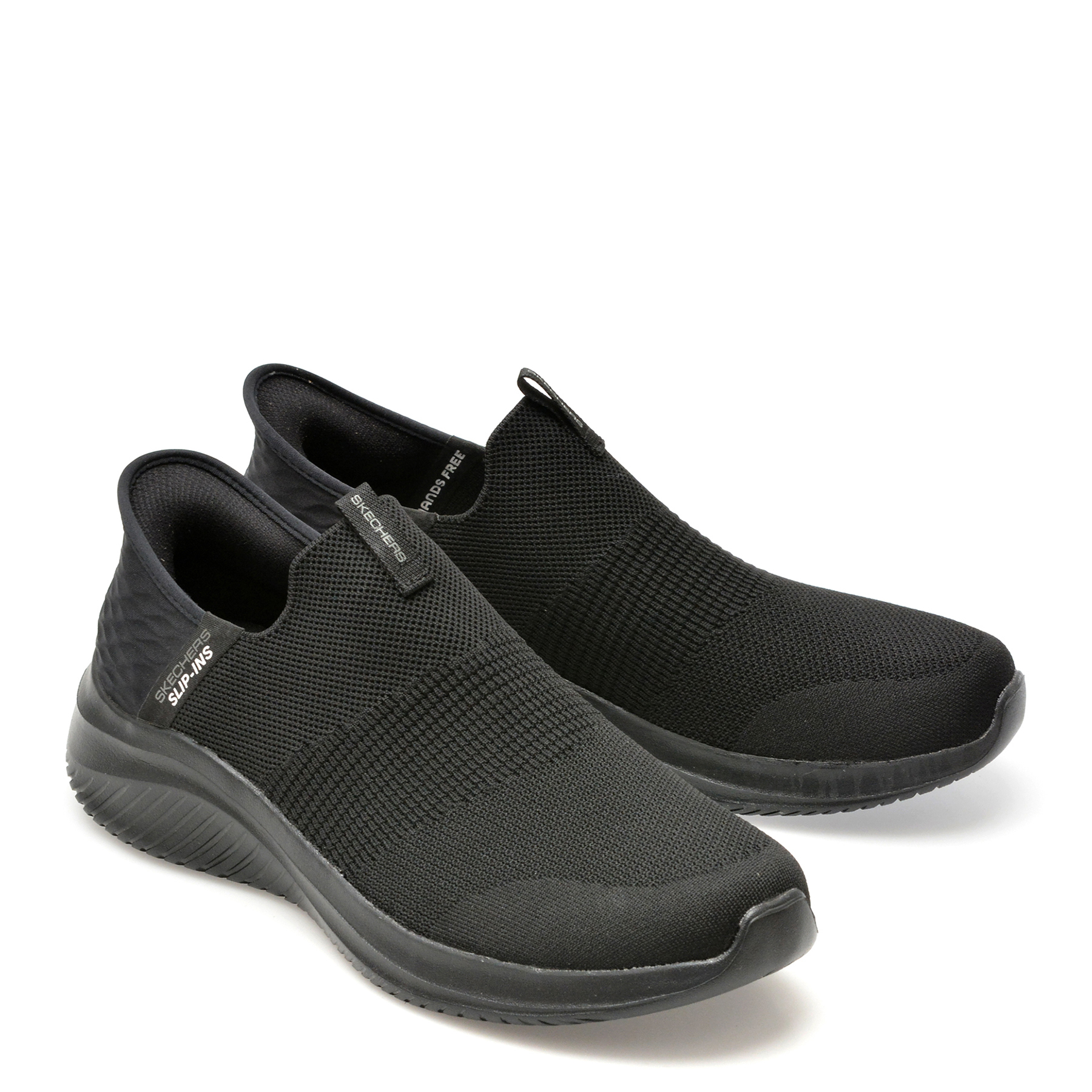 Pantofi sport SKECHERS negri, ULTRA FLEX 3.0, din material textil - imagine 4