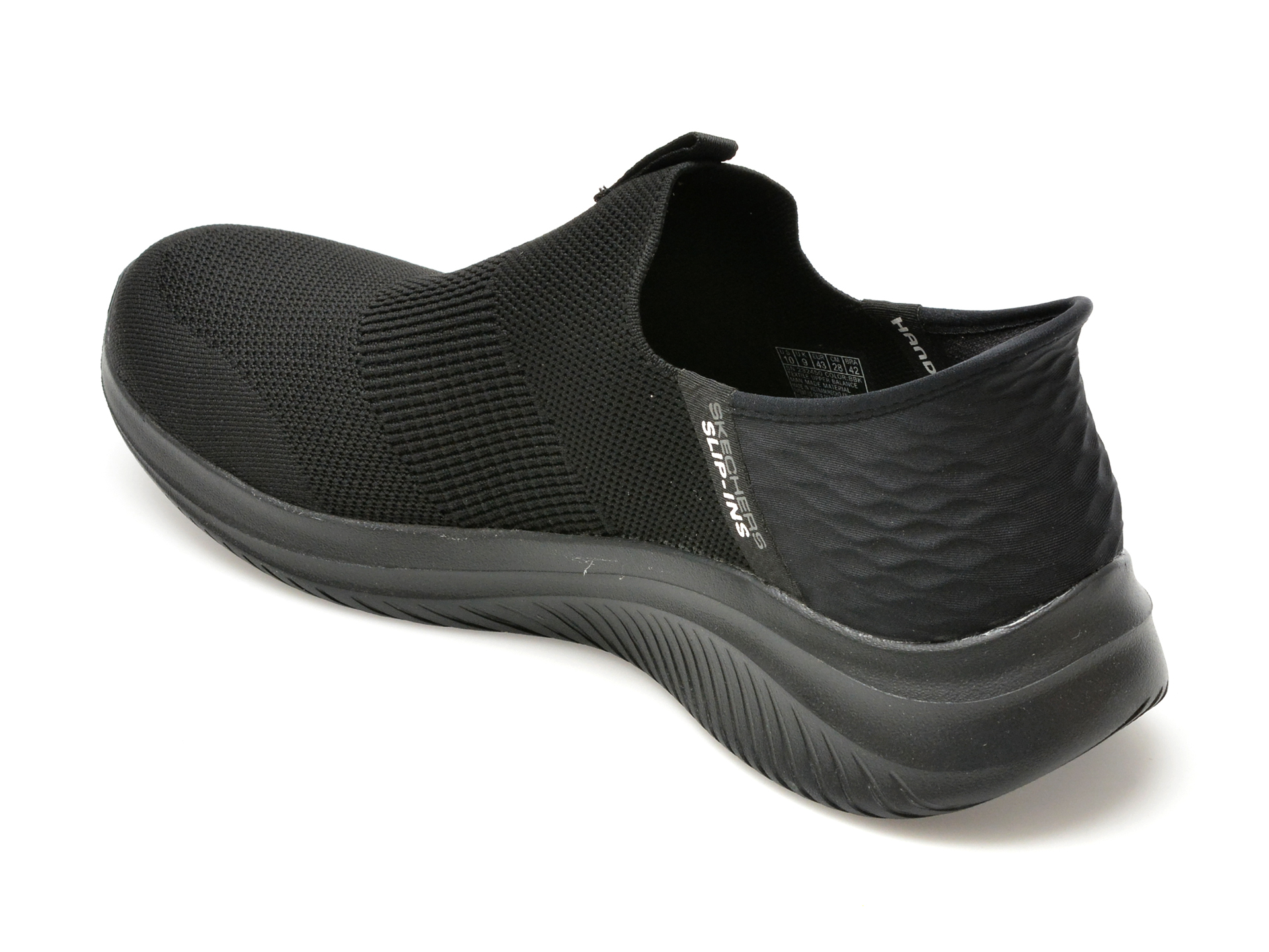 Pantofi sport SKECHERS negri, ULTRA FLEX 3.0, din material textil - imagine 5