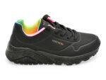 Pantofi sport SKECHERS negri, UNO LITE, din piele ecologica