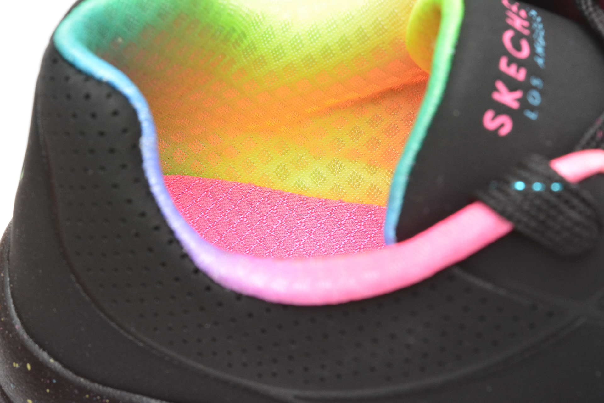 Pantofi sport SKECHERS negri, UNO LITE, din piele ecologica - imagine 3