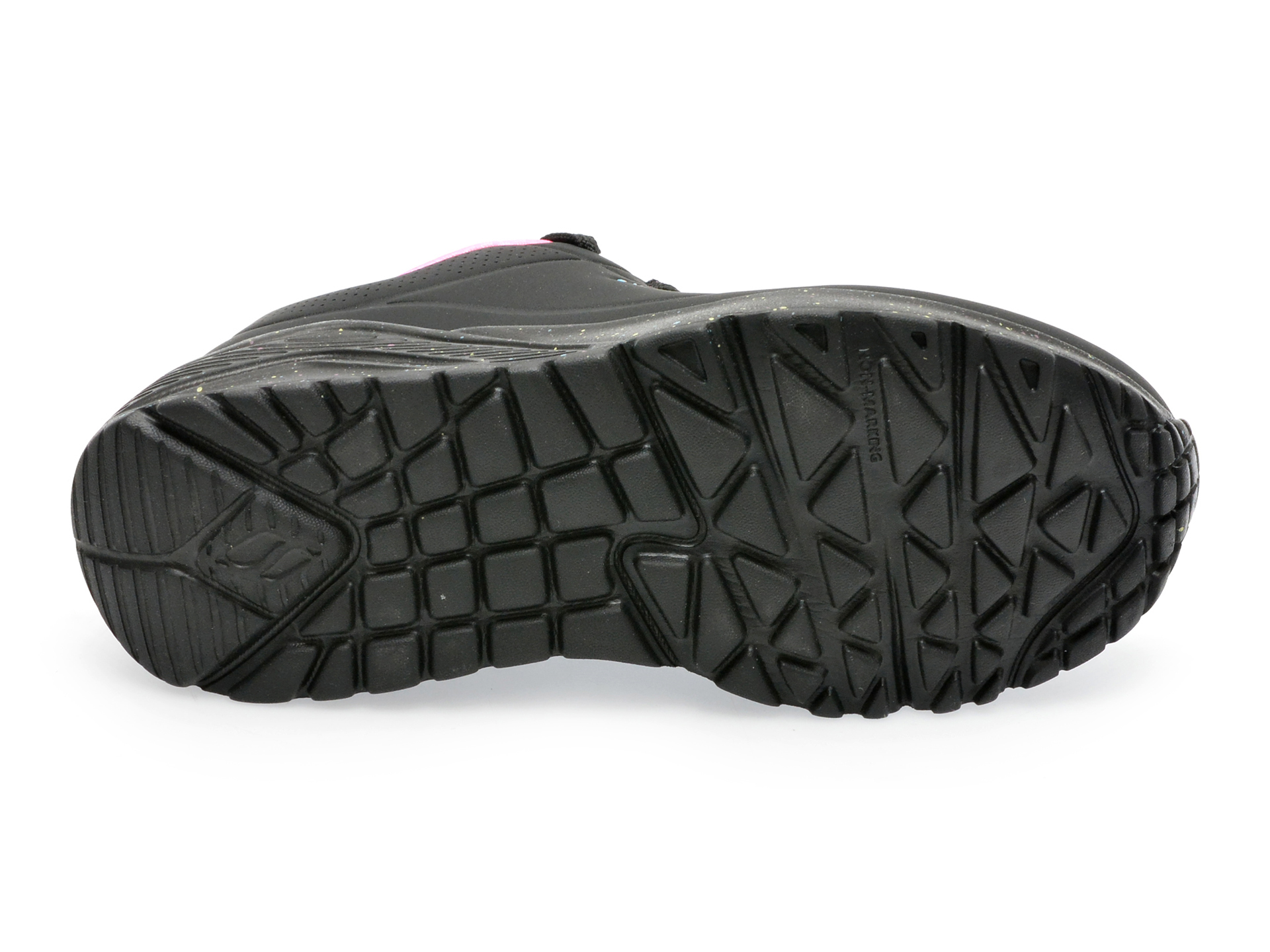 Pantofi sport SKECHERS negri, UNO LITE, din piele ecologica - imagine 7