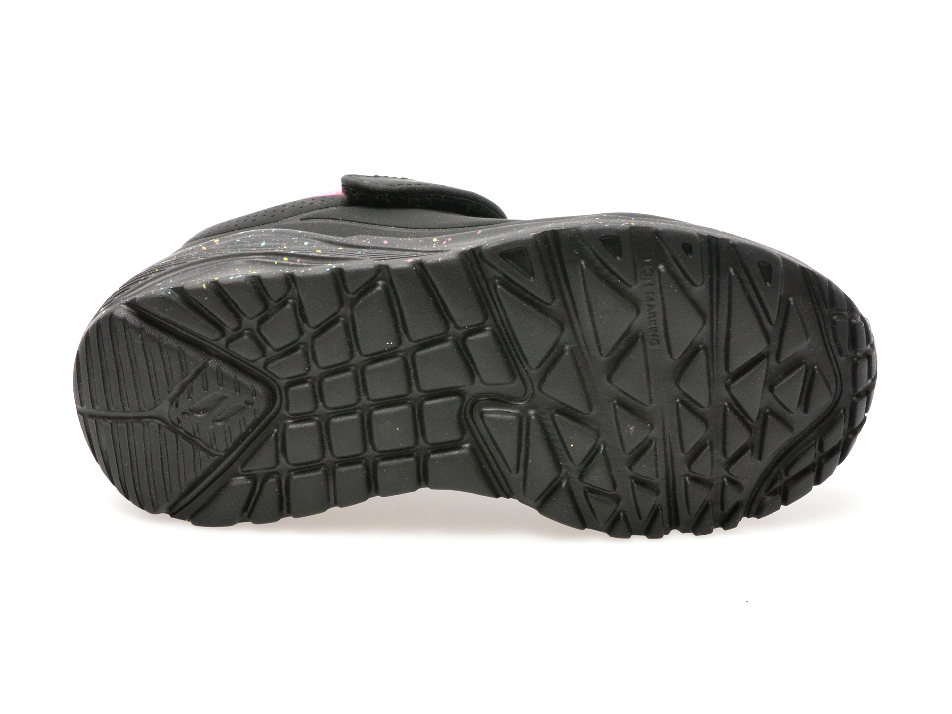 Pantofi sport SKECHERS negri, UNO LITE, din piele ecologica - imagine 7