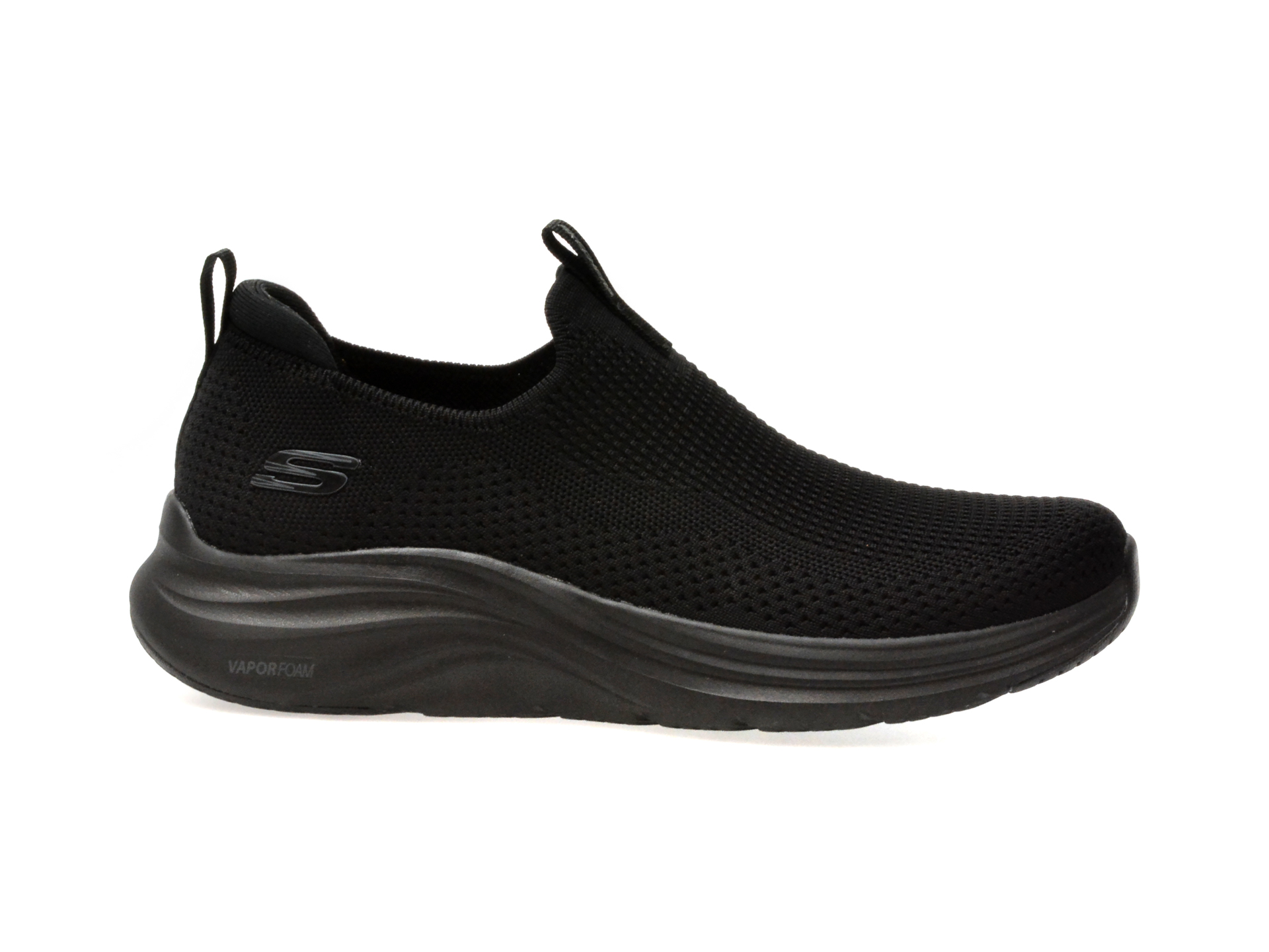 Pantofi sport SKECHERS negri, VAPOR FOAM, din material textil