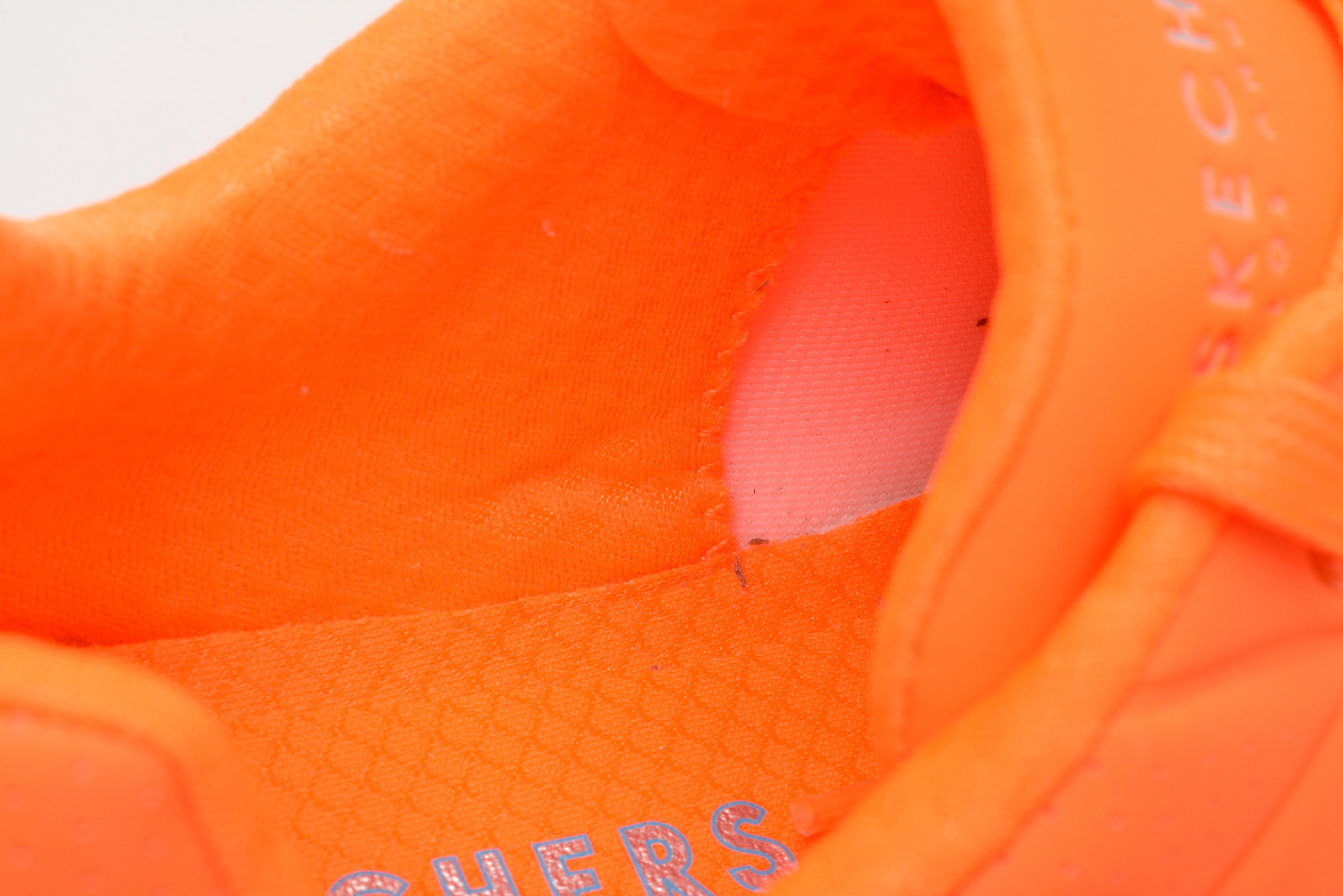 Pantofi sport SKECHERS portocalii, UNO, din piele ecologica - imagine 3