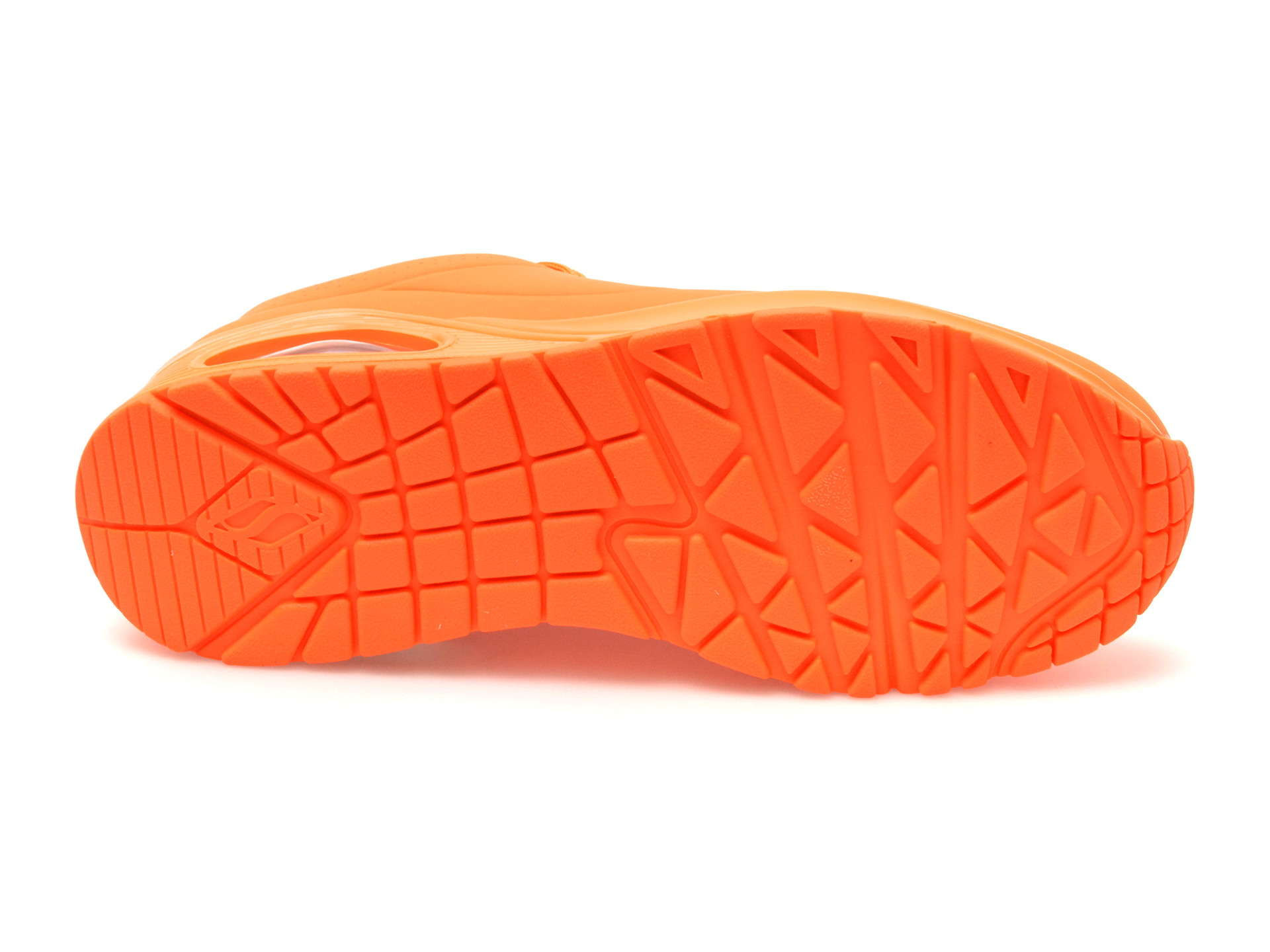 Pantofi sport SKECHERS portocalii, UNO, din piele ecologica - imagine 7