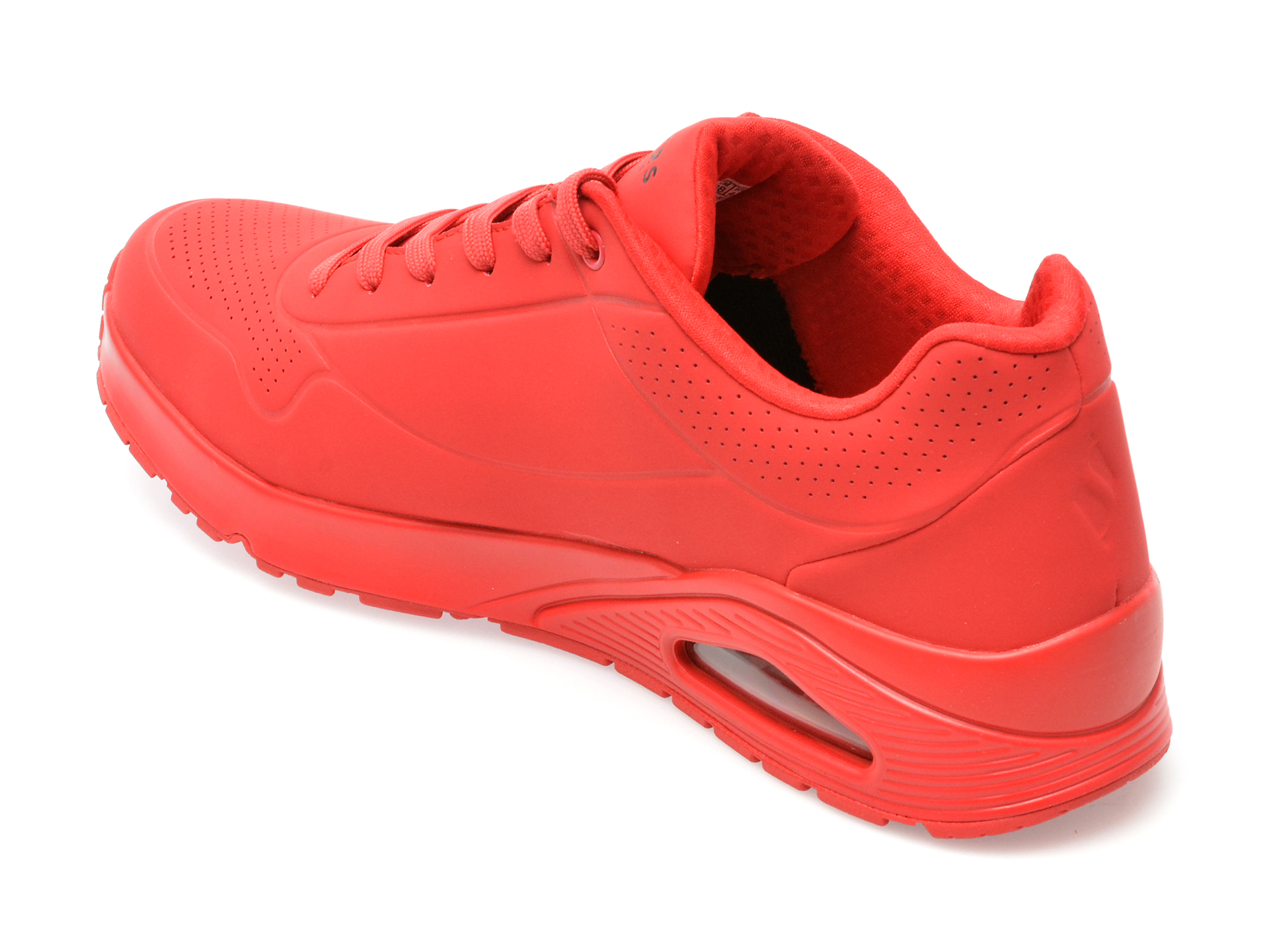 Pantofi sport SKECHERS rosii, UNO, din piele ecologica - imagine 5