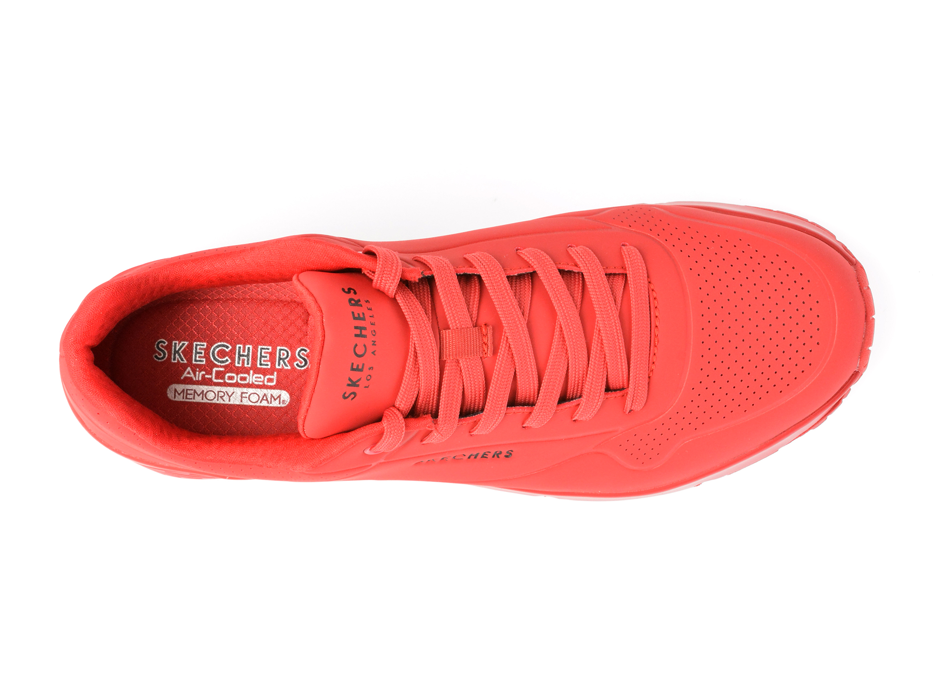 Pantofi sport SKECHERS rosii, UNO, din piele ecologica - imagine 6