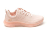 Pantofi sport SKECHERS roz, BOBS GEO, din piele ecologica