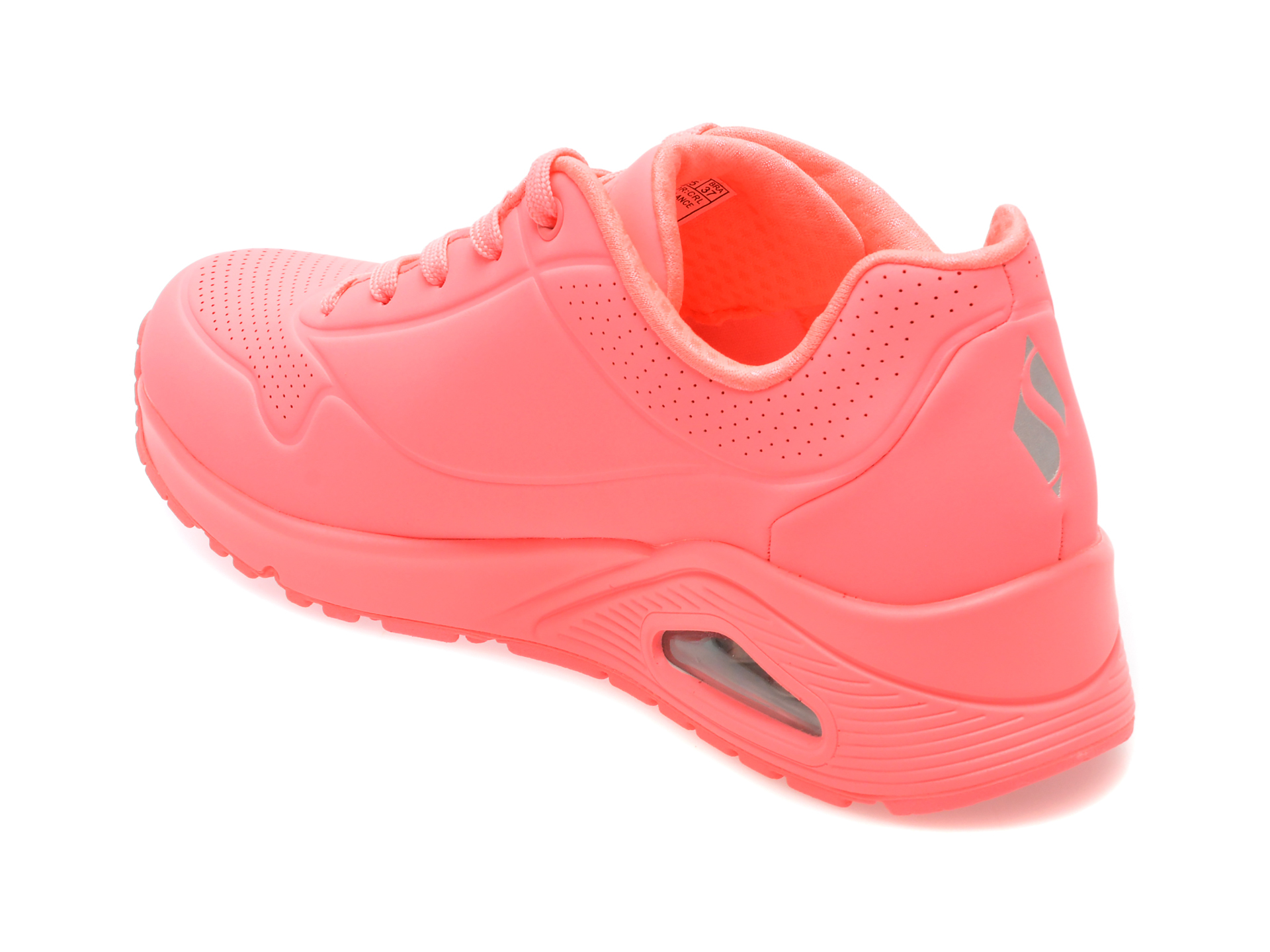 Pantofi sport SKECHERS roz, UNO, din piele ecologica - imagine 5