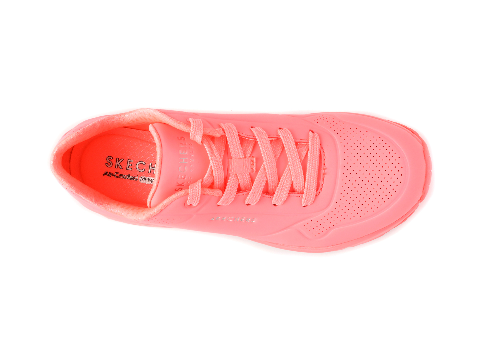 Pantofi sport SKECHERS roz, UNO, din piele ecologica - imagine 6