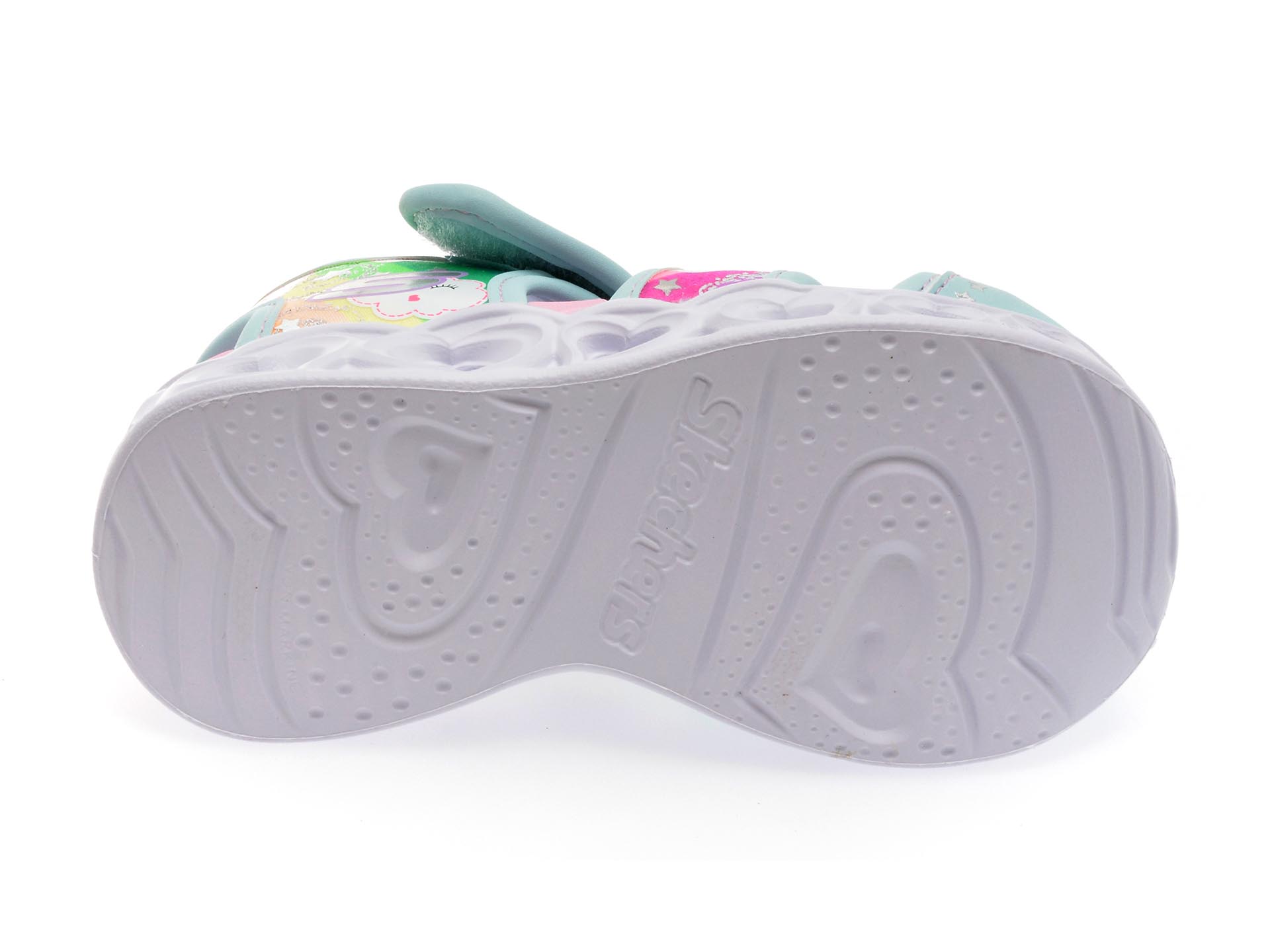 Pantofi sport SKECHERS verzi, 302977N, din material textil - imagine 7