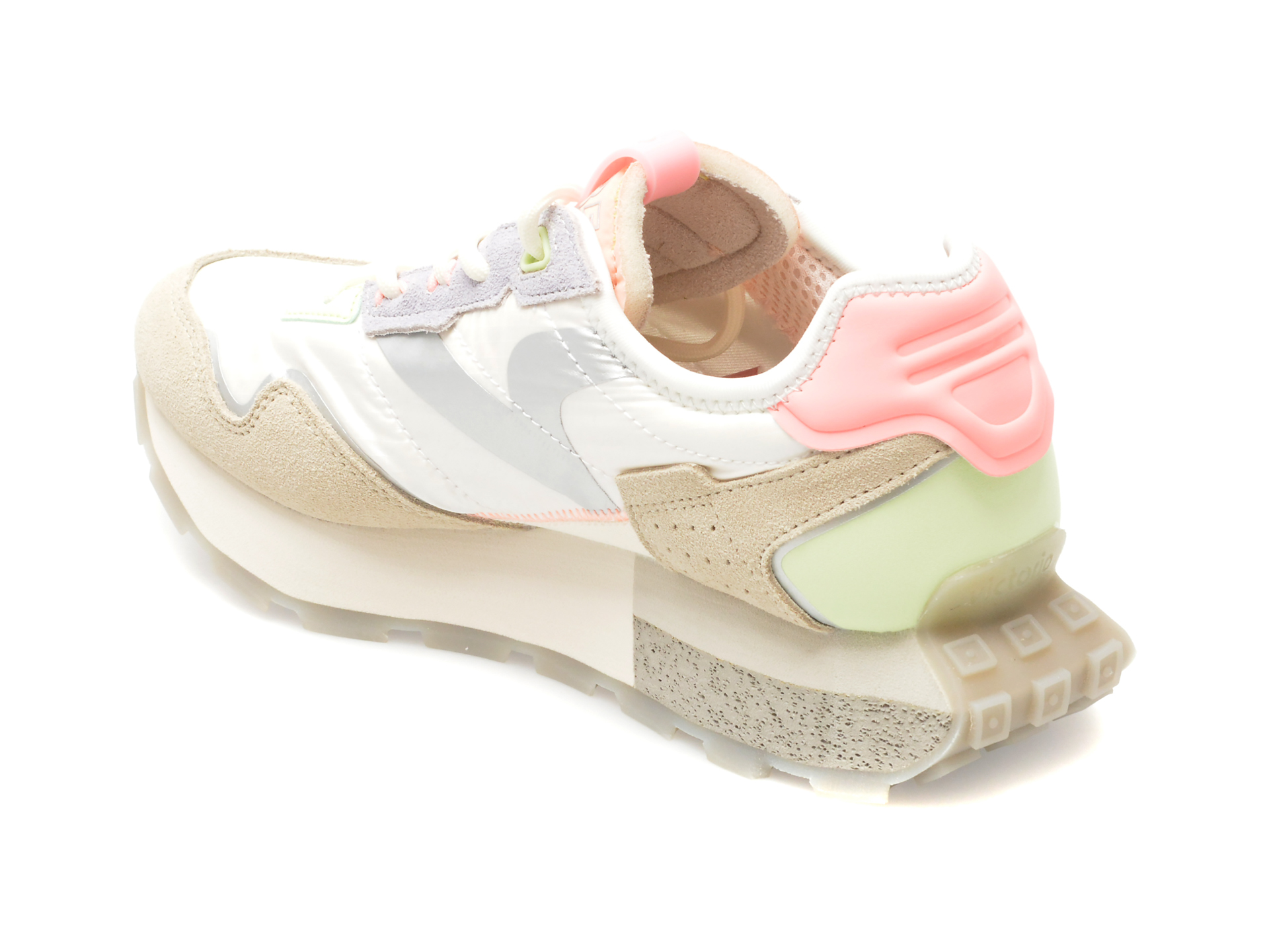 Pantofi sport VICTORIA albi, 8803107, din material textil - imagine 5