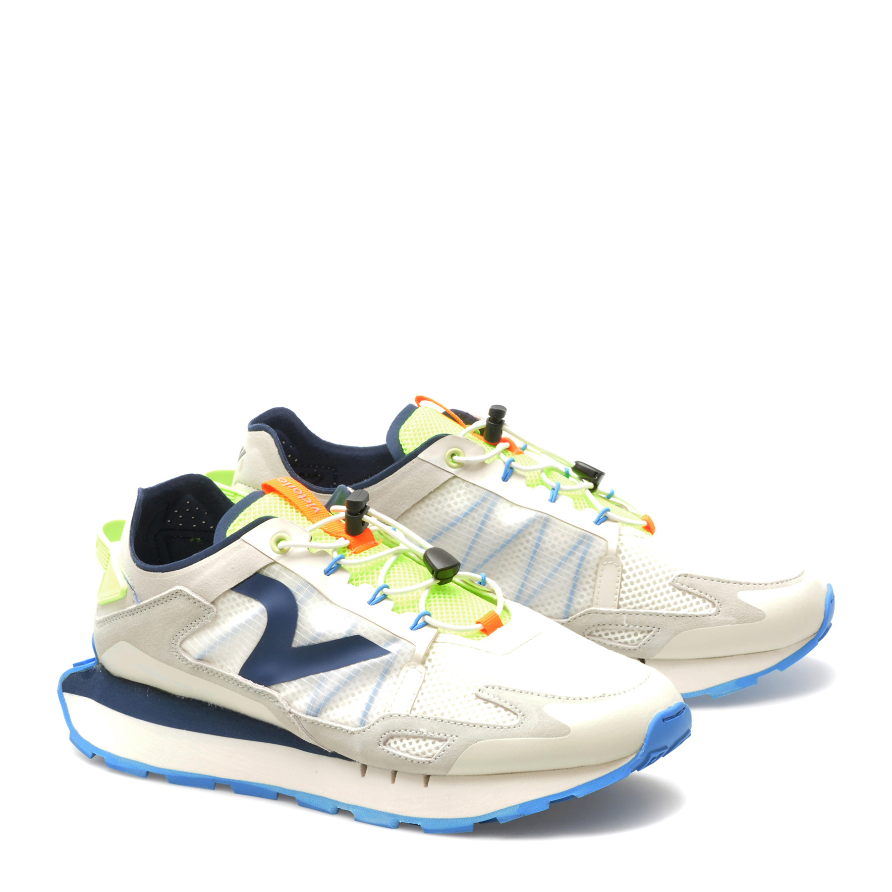 Pantofi sport VICTORIA albi, 8803111, din material textil - imagine 4