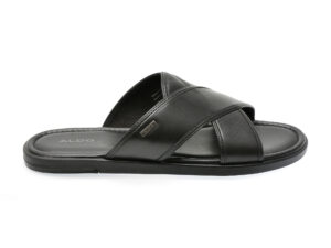 Papuci ALDO negre, 13737417, din piele naturala