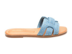 Papuci casual ALDO albastri, 13711802, din material textil