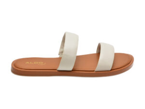 Papuci casual ALDO albe, 13706574, din piele naturala