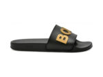 Papuci casual BOSS negri, 8241, din pvc