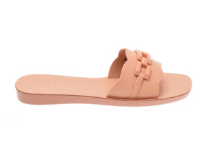 Papuci casual EPICA nude, 110732, din piele ecologica