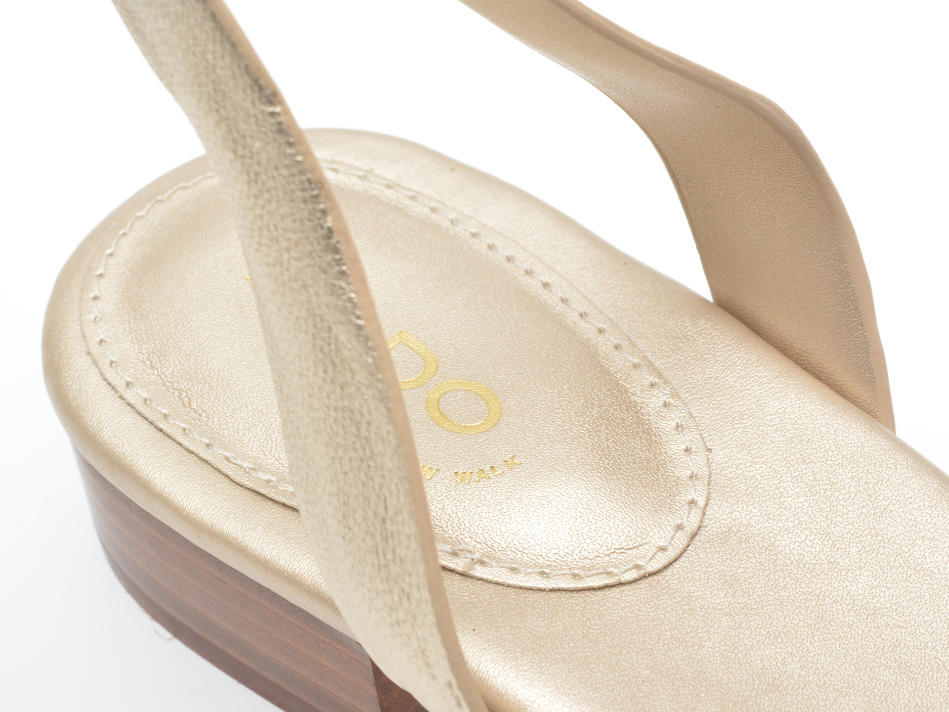 Sandale casual ALDO bej, DORENNA7411, din piele naturala - imagine 3