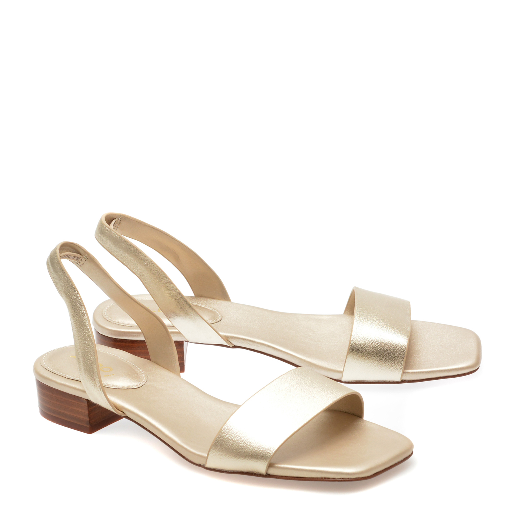 Sandale casual ALDO bej, DORENNA7411, din piele naturala - imagine 4