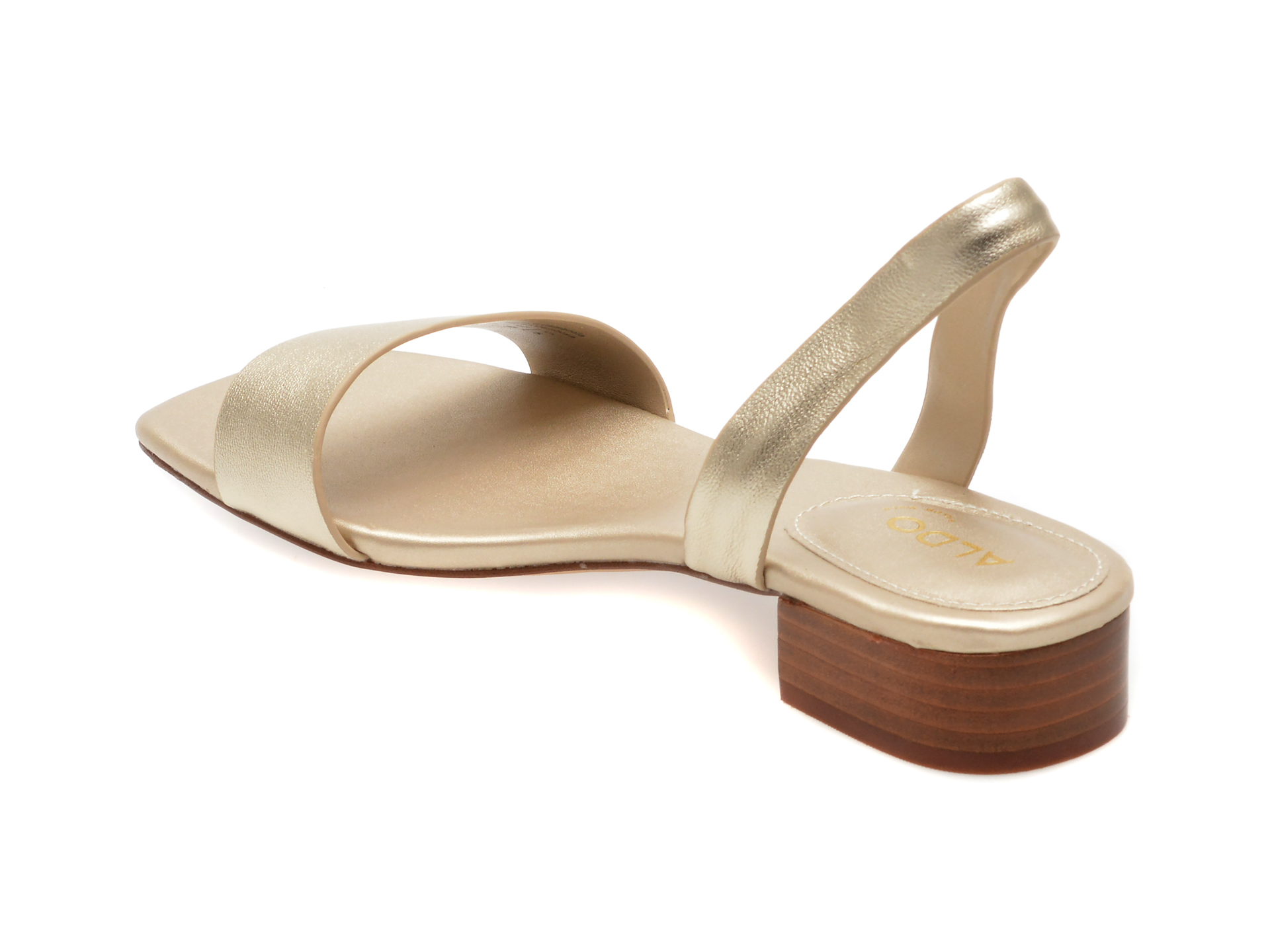 Sandale casual ALDO bej, DORENNA7411, din piele naturala - imagine 5