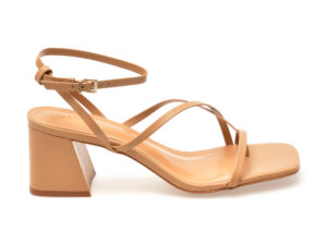Sandale casual ALDO nude, 13655414, din piele naturala