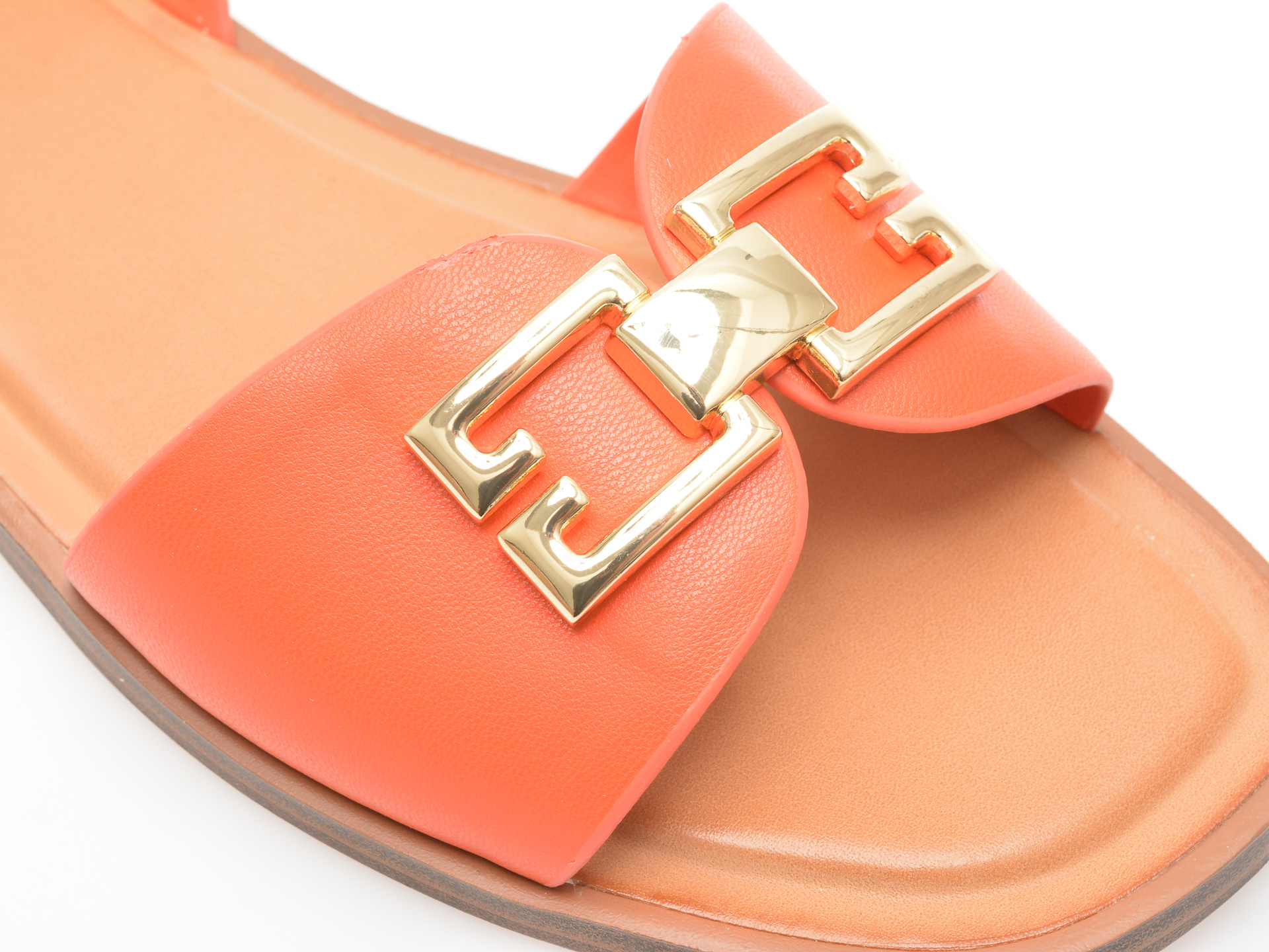 Sandale casual ALDO portocalii, 13568612, din piele ecologica - imagine 2