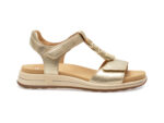 Sandale casual ARA aurii, 34826, din piele naturala