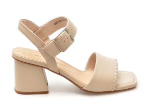 Sandale casual CLARKS bej, SIARA1 65 BUCKLE, din piele naturala