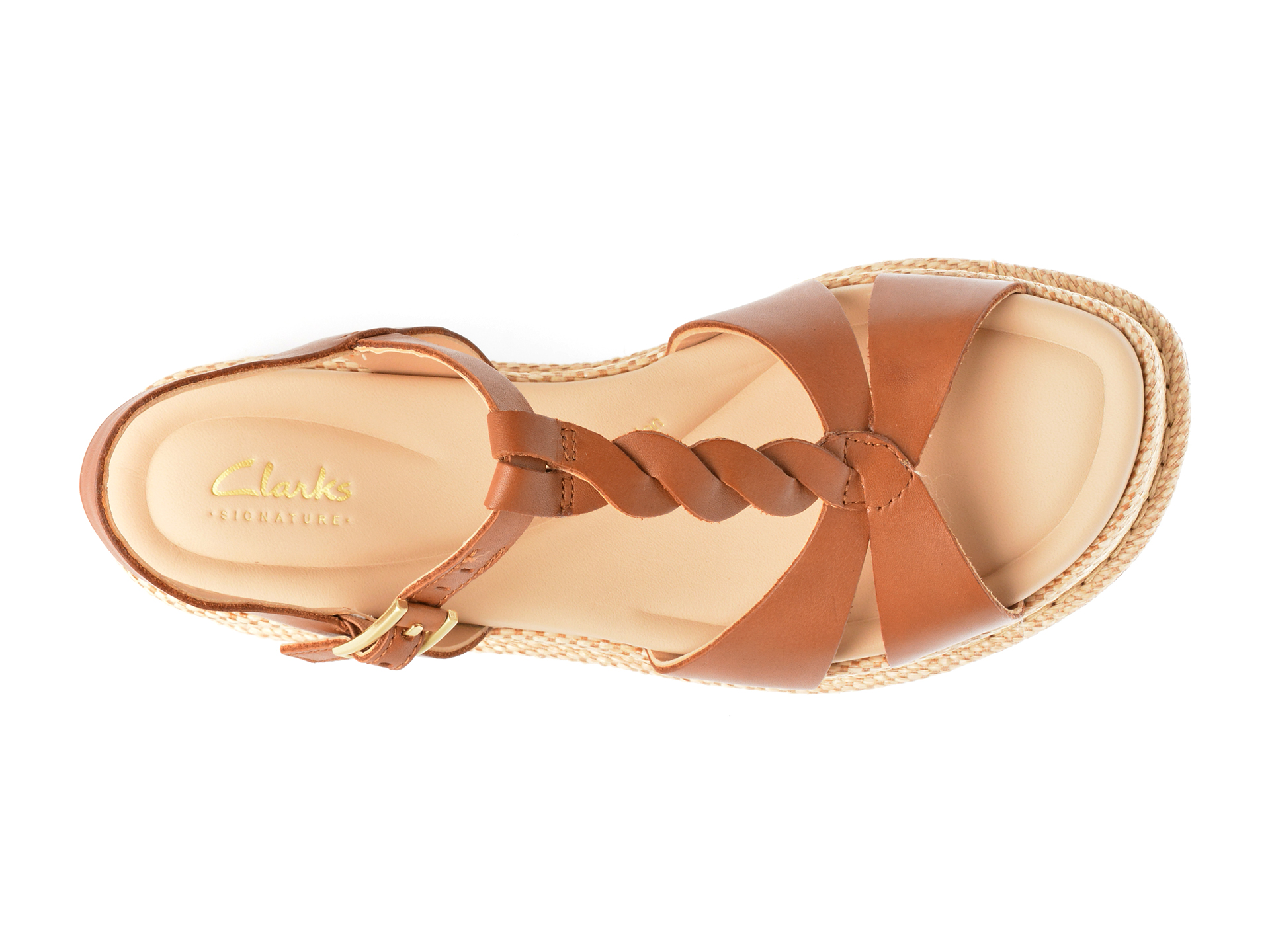 Sandale casual CLARKS maro, KIMMEI TWIST, din piele naturala - imagine 6